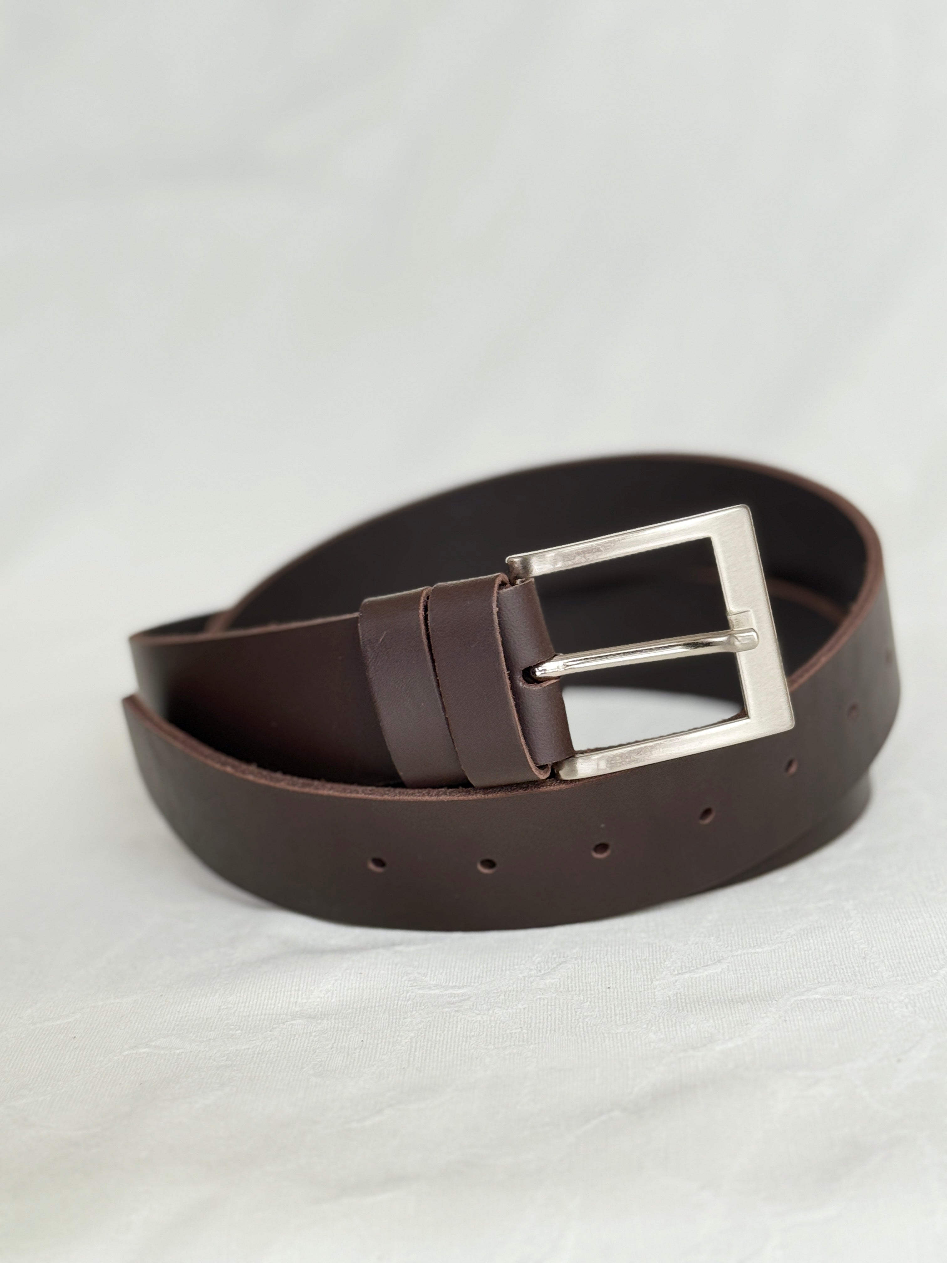 Brown Leather Belt - Business