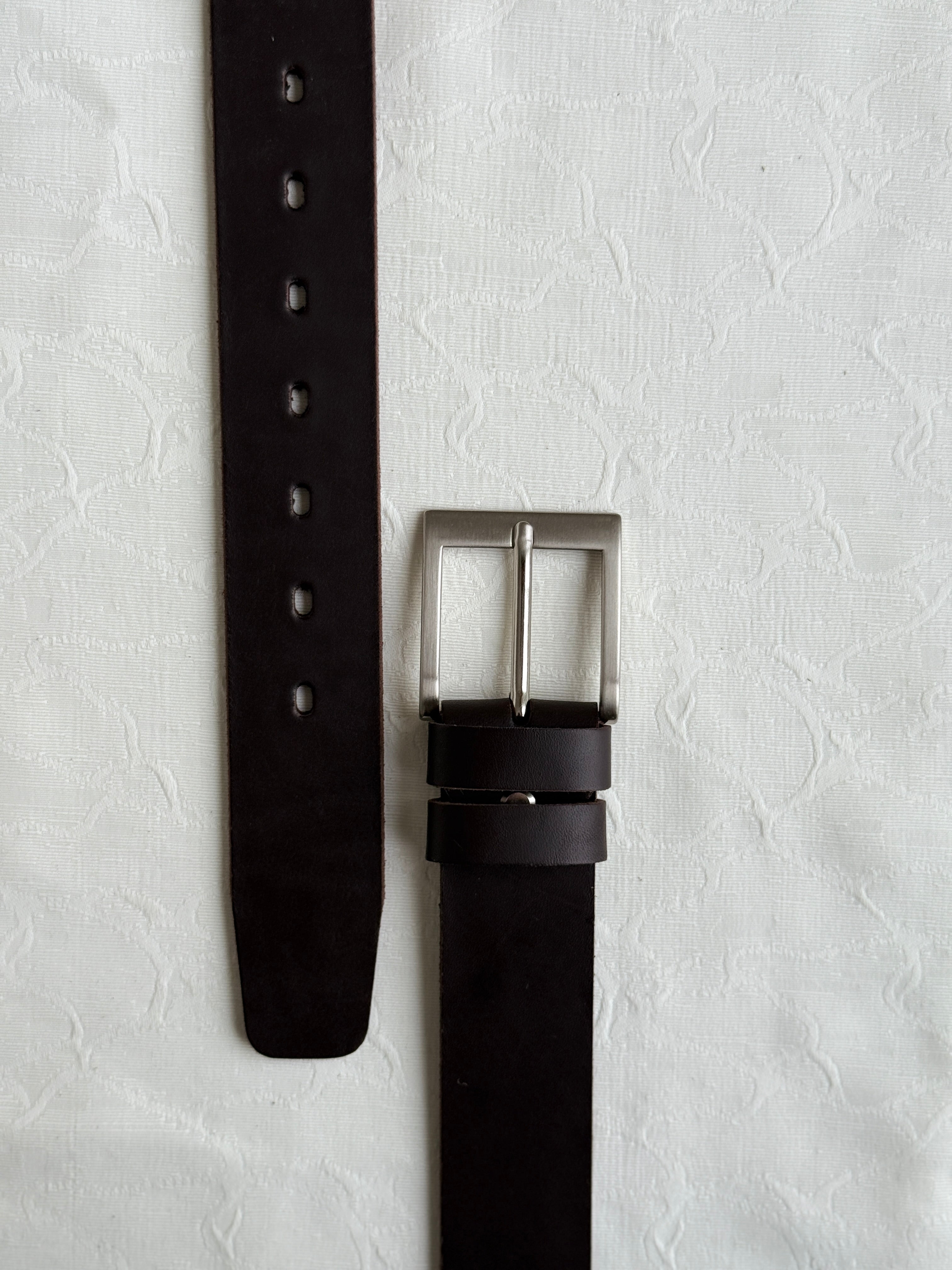 Brown Leather Belt - Business